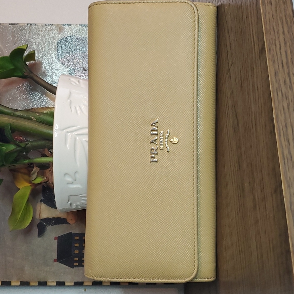 Prada Tan Wallet